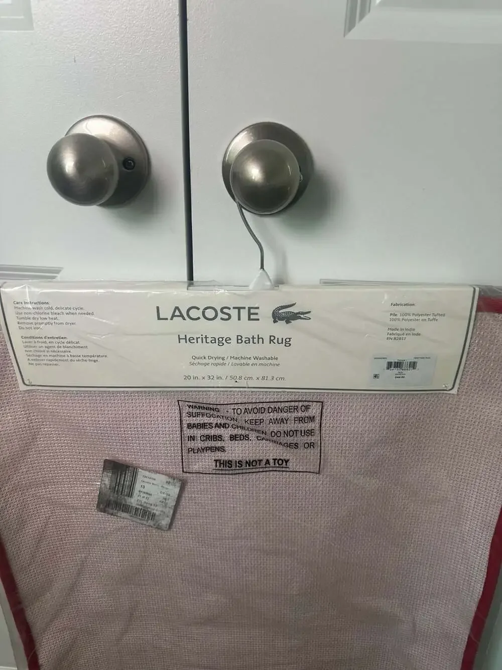 Lacoste heritage bath